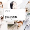 Clean white - kolekcja presetów lightroom (mobile i desktop)