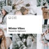 Winter Vibes - kolekcja presetów zimowych lightroom (desktop i mobile)